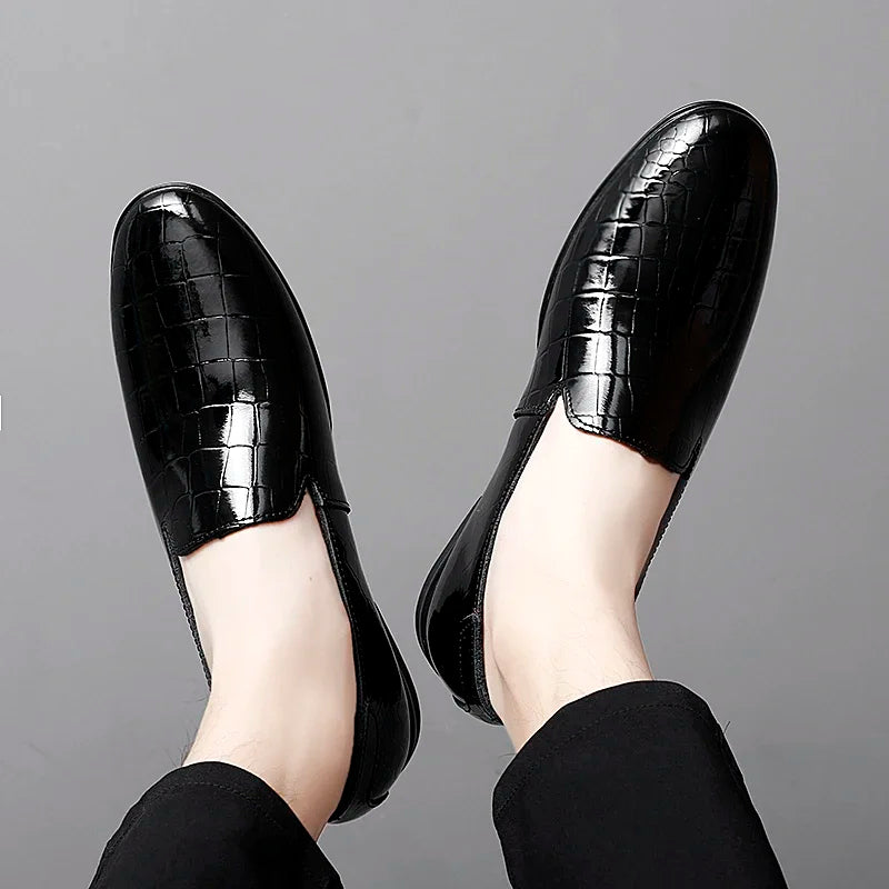 Stalwart Loafers i Äkta Läder