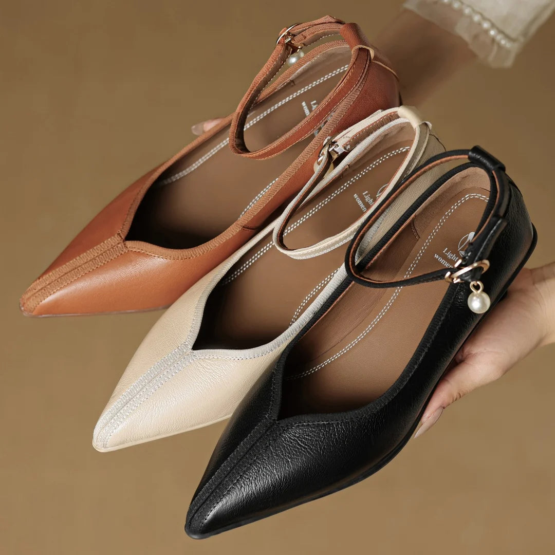 BELLARA GENUINE LEATHER HEELS