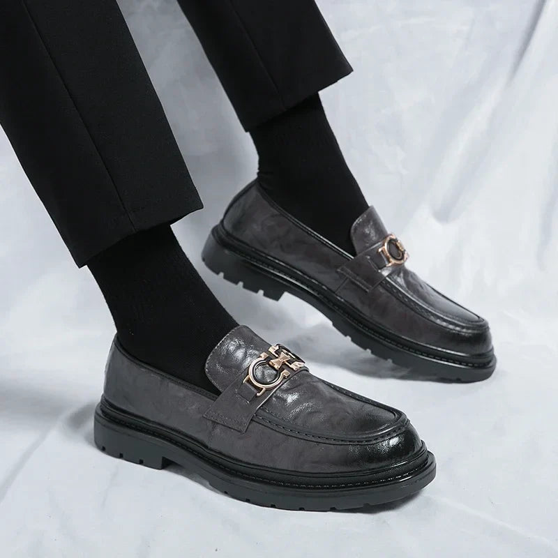 Mocassins Wilbur em pele