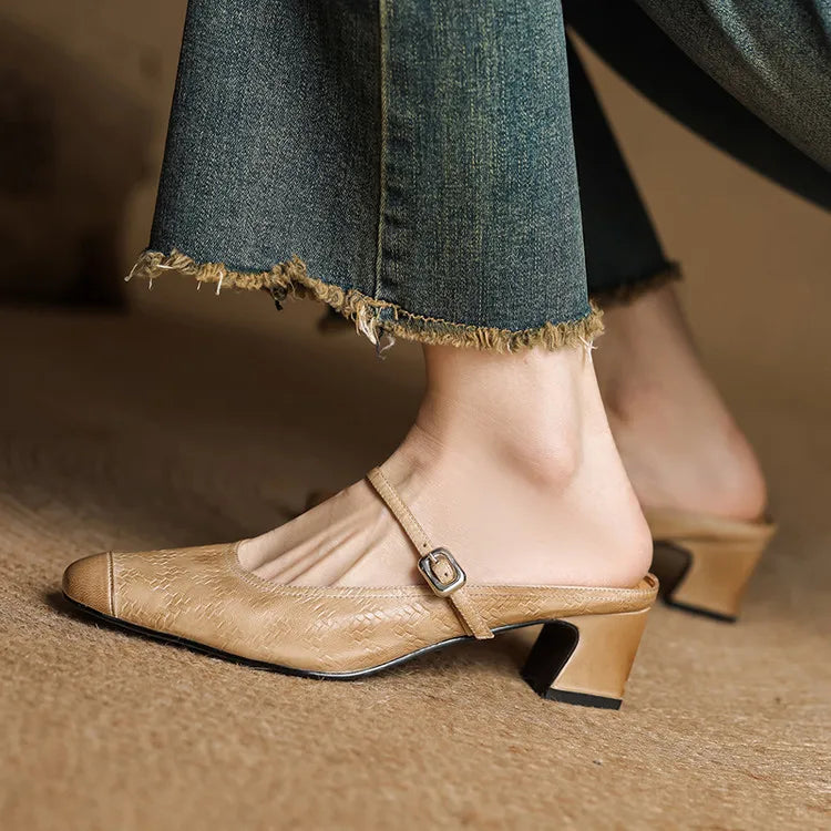 Mules Berla in vera pelle
