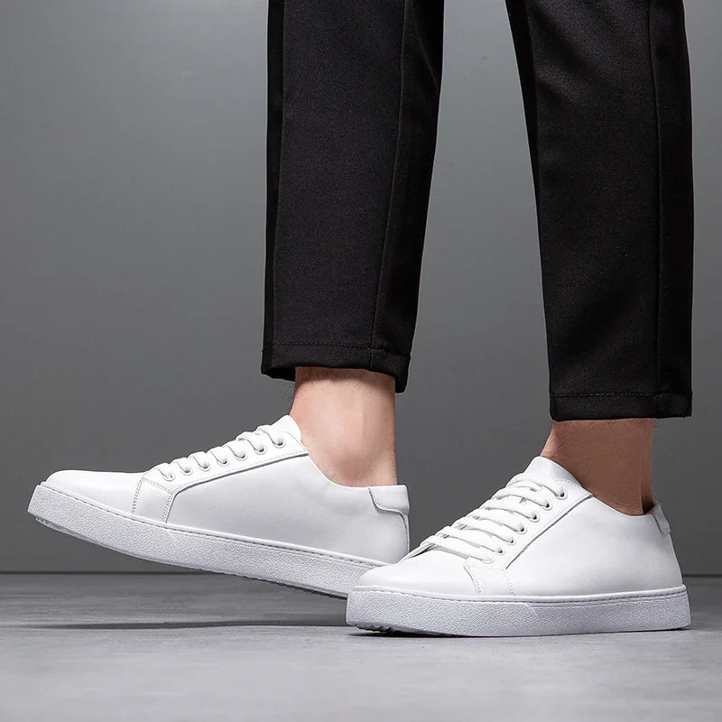 Maver sneakers i ægte læder