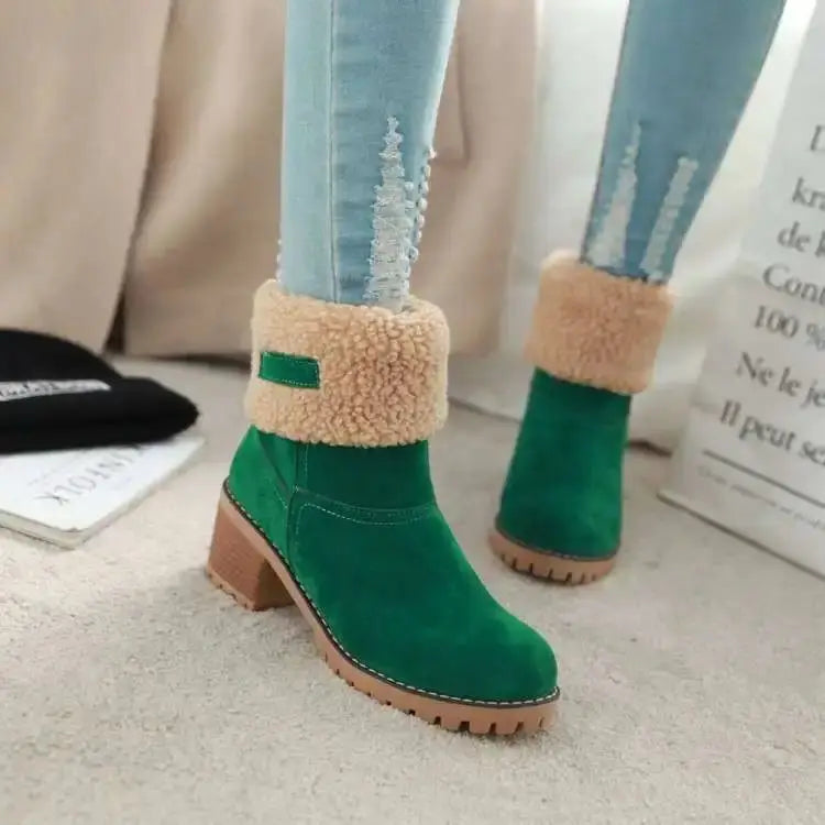 VENZO FLEECE ANKLE BOOTS