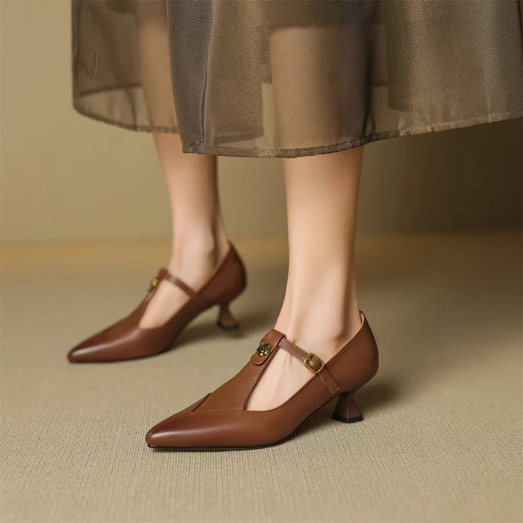 Tacchi Marlene in vera pelle