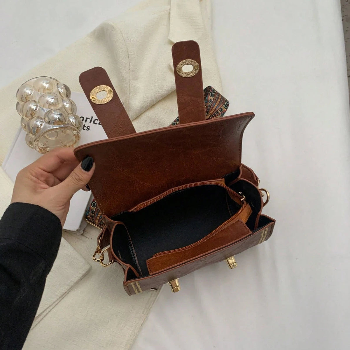 Gelassene Tasche