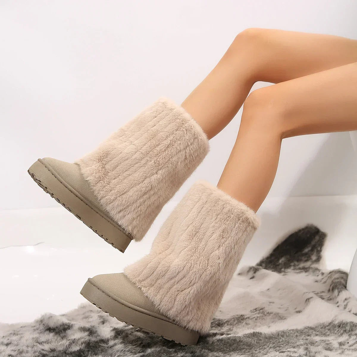 Bottes en fourrure Raila