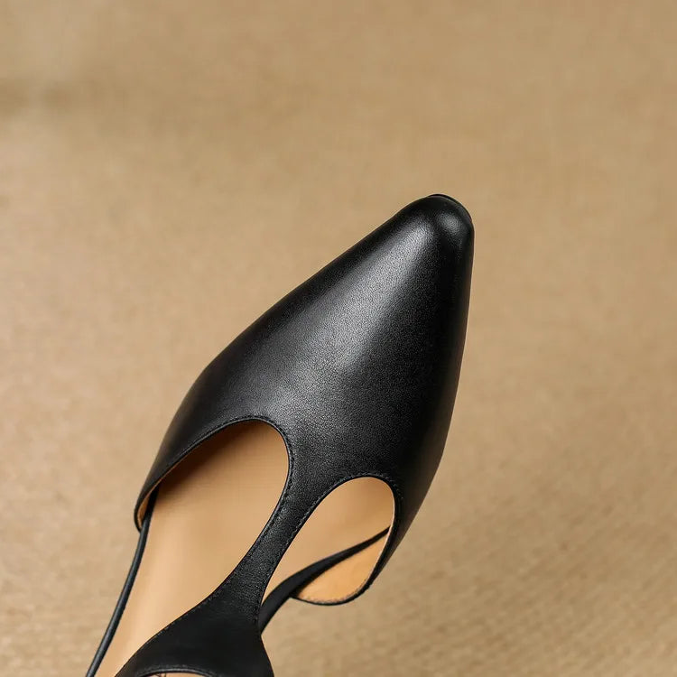 TRIANA GENUINE LEATHER HEELS