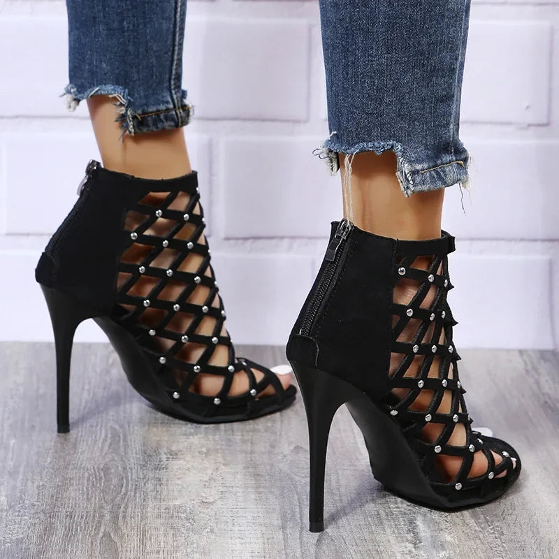 JADA LAMORE STUDDED HEELS