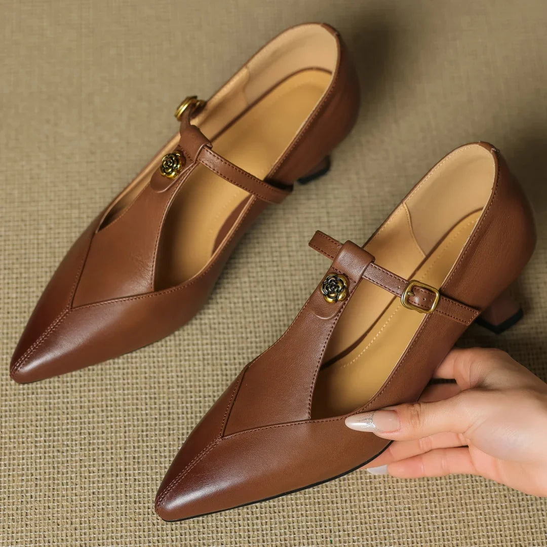 Tacchi Marlene in vera pelle