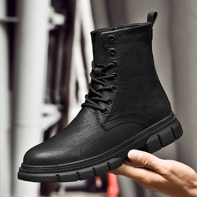Bottes en cuir véritable