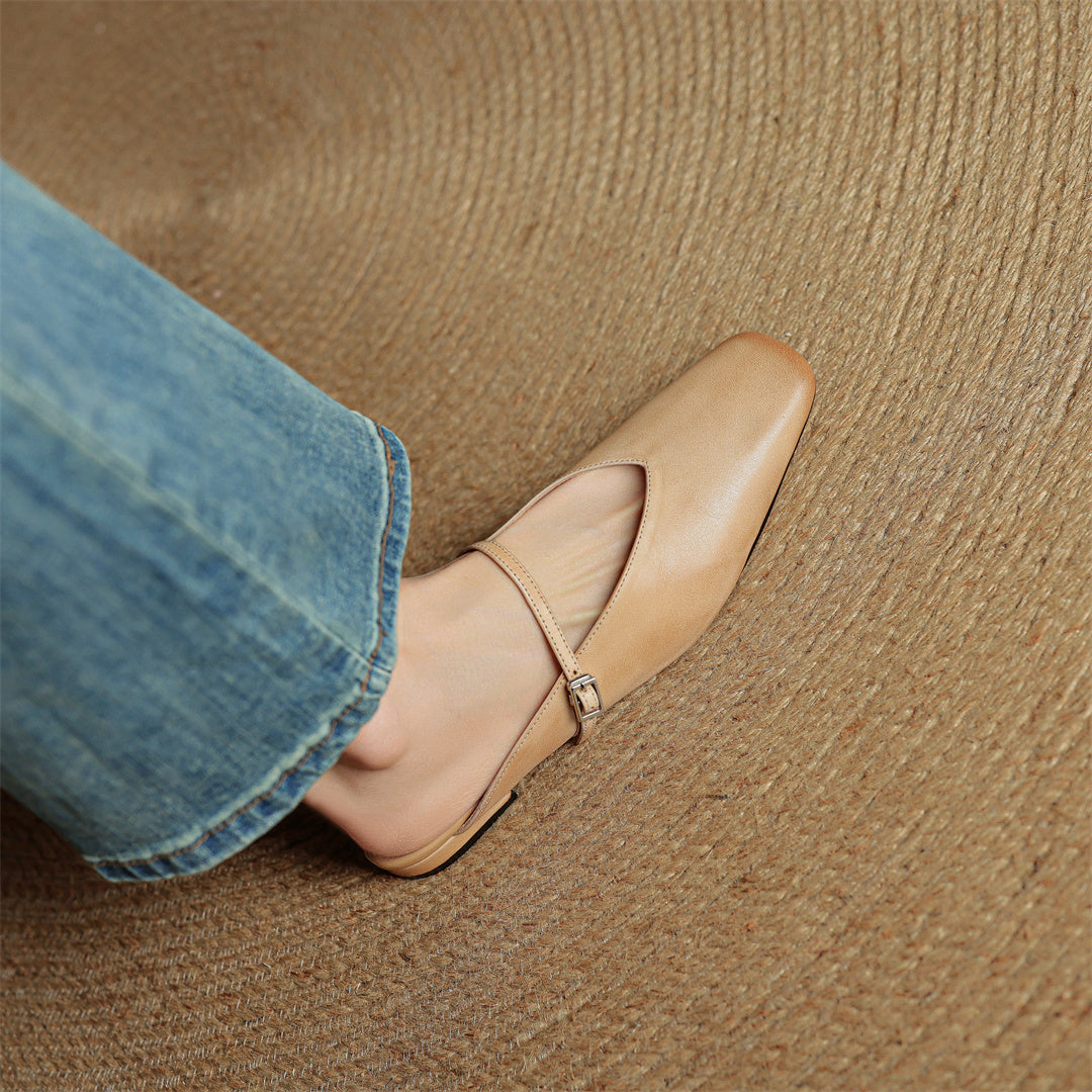 Mules Miral in vera pelle