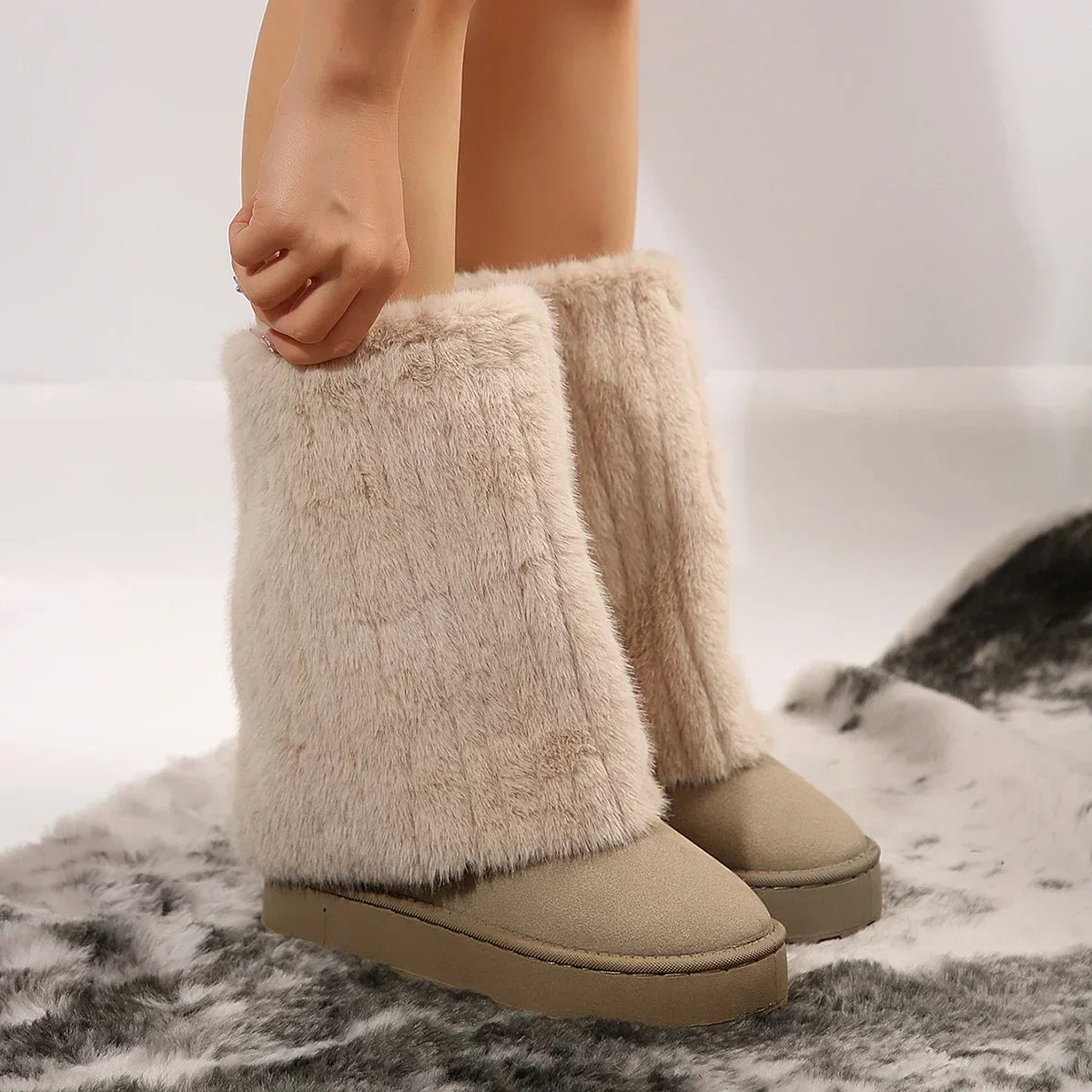 Bottes en fourrure Raila