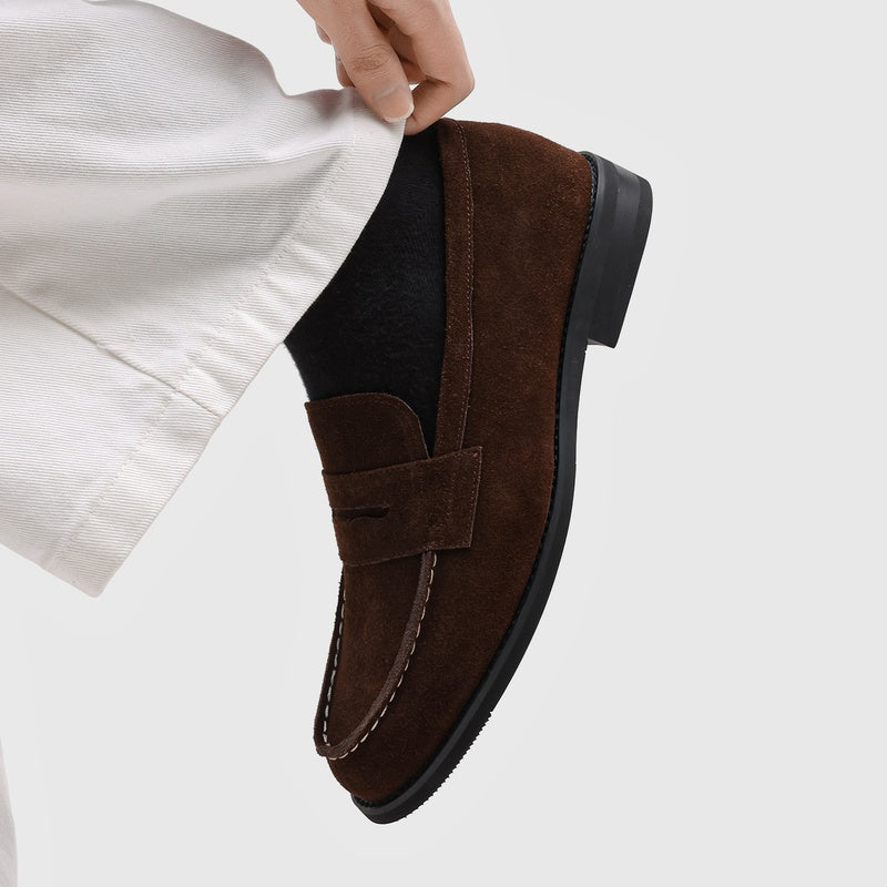 Milan Penny Loafers i Koaskinnsmocka