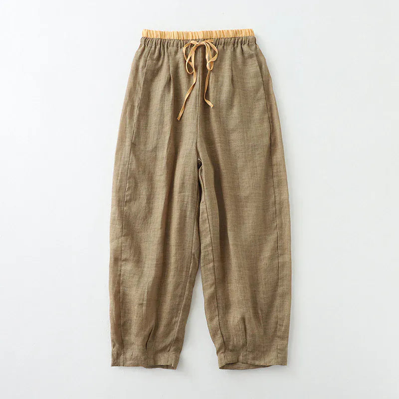 Pantalon décontracté en lin Marni
