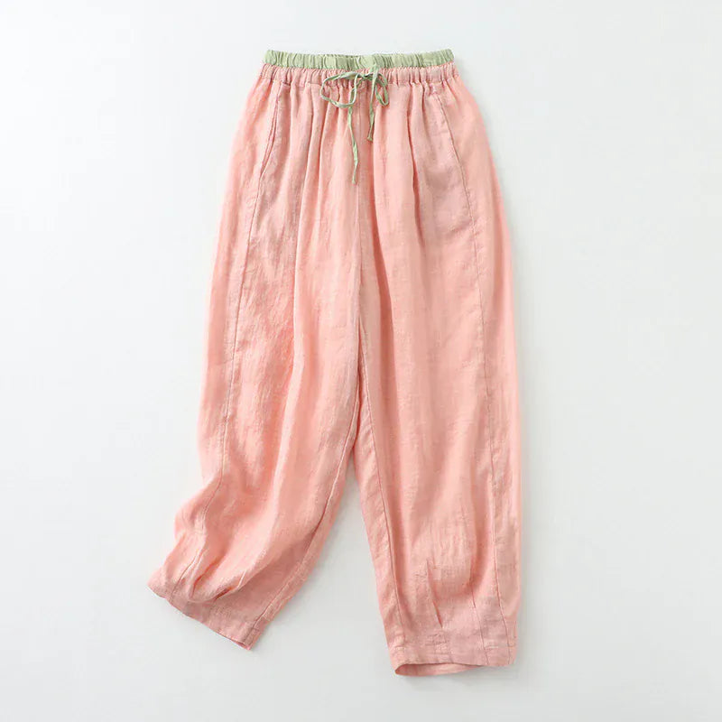 Pantalon décontracté en lin Marni
