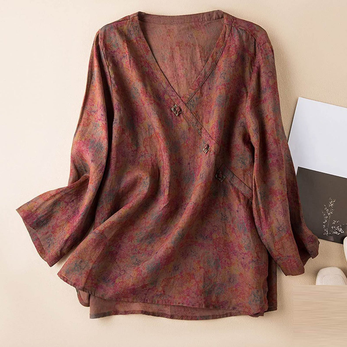 Blusa incrociata Thalia