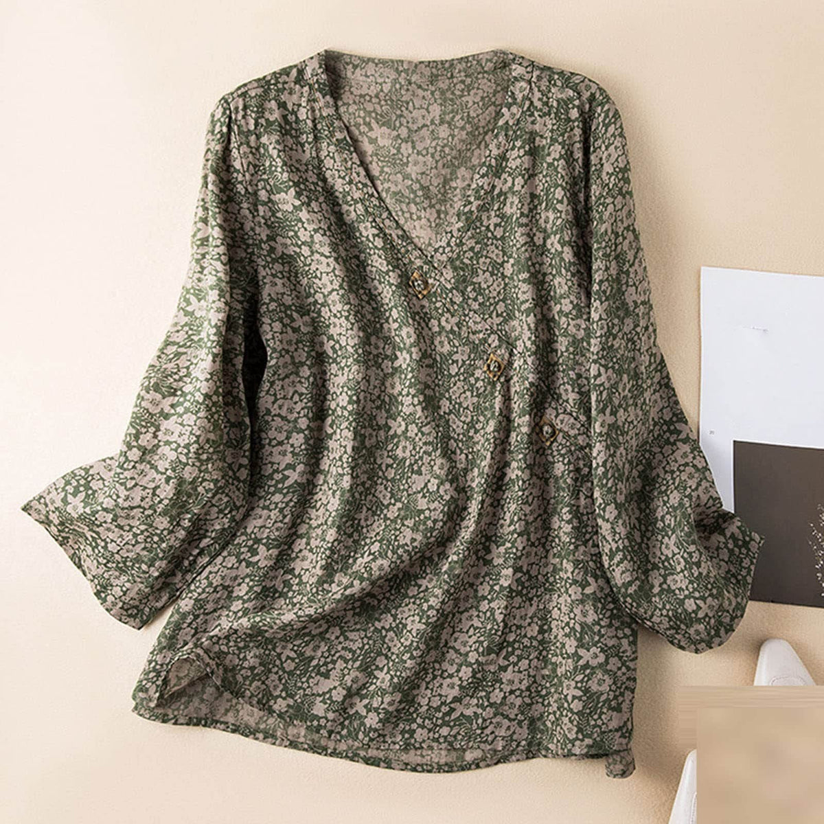 Blusa incrociata Thalia