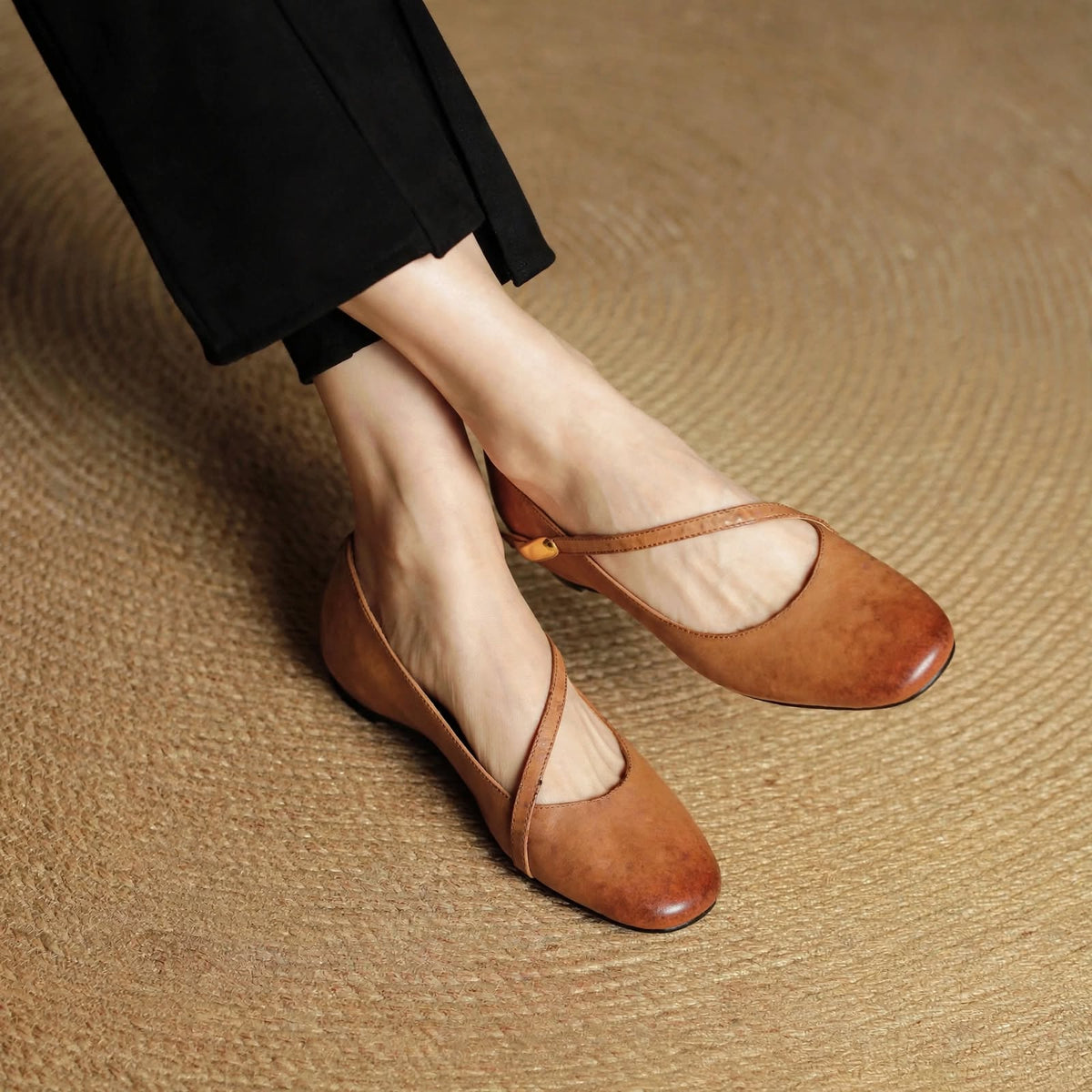 Mocassini June in vera pelle