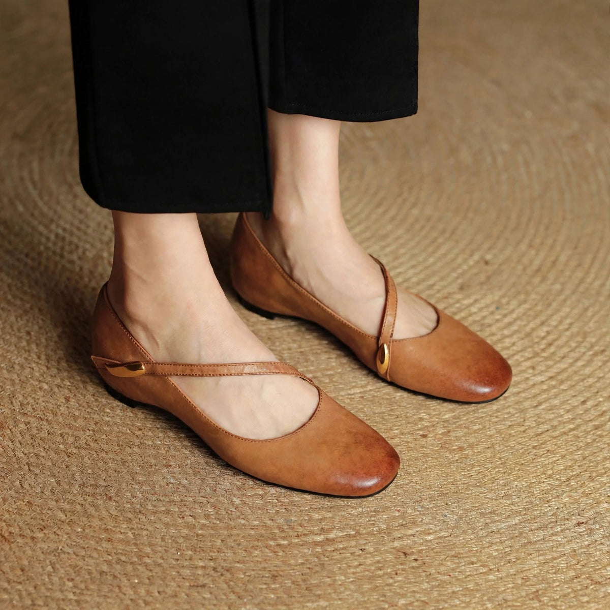 Mocassini June in vera pelle