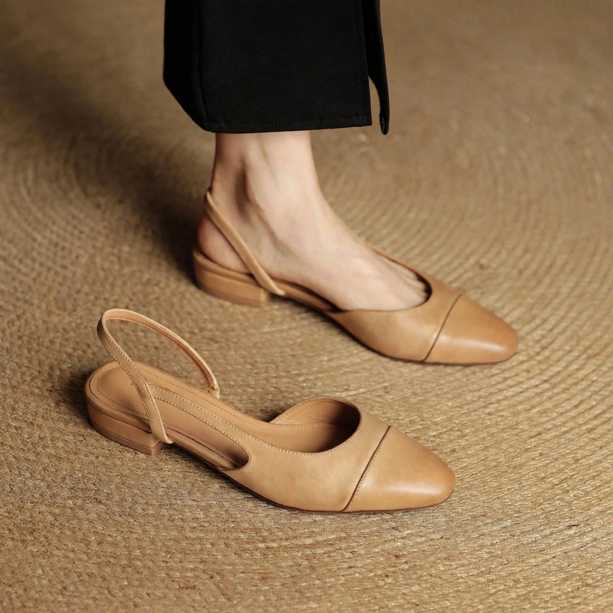 Ada Mules aus echtem Leder