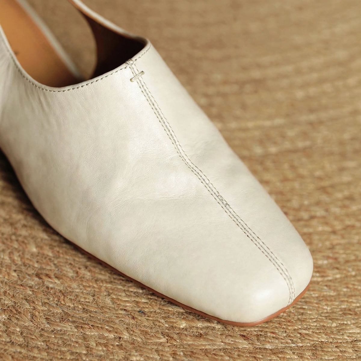 Svella Slingbacks i äkta läder