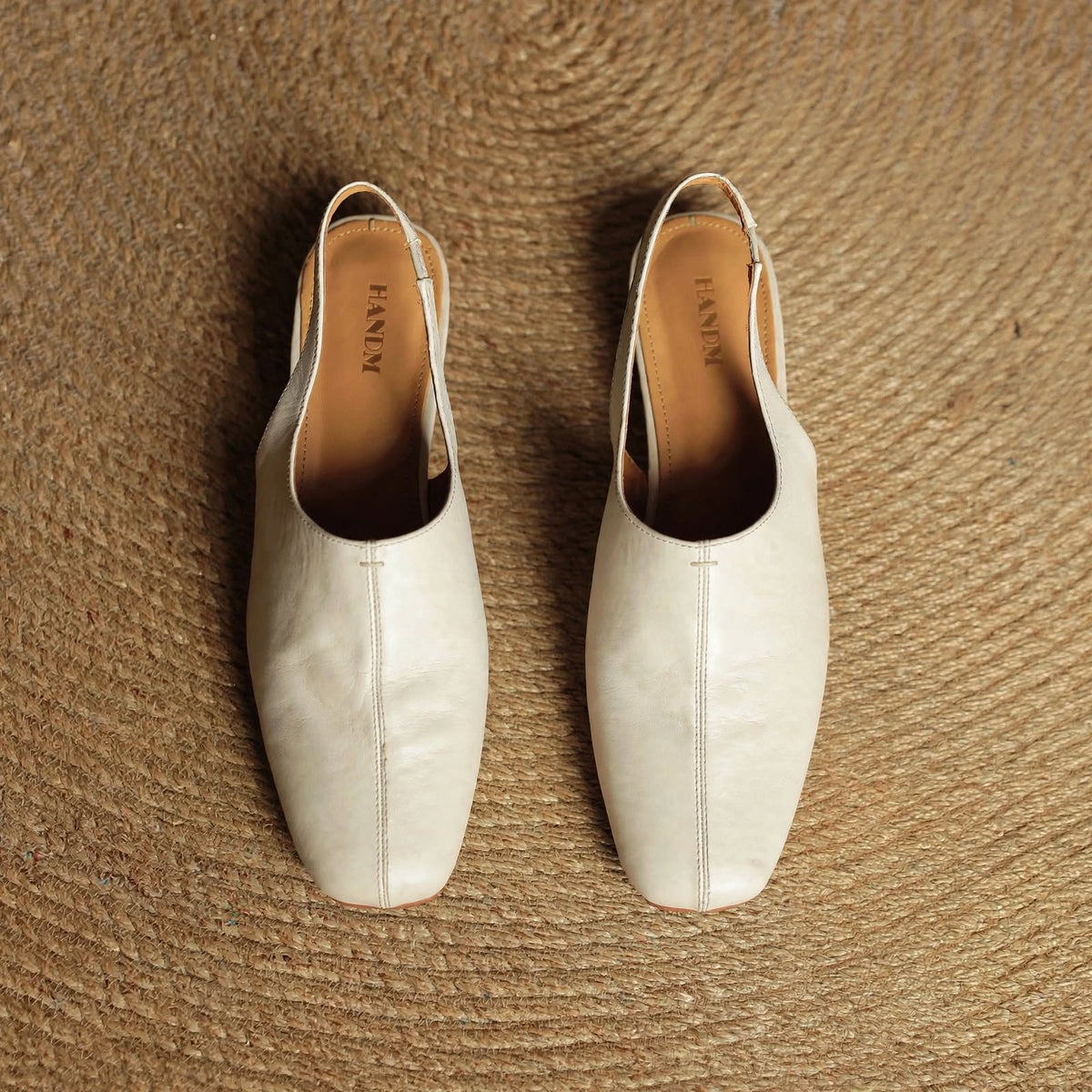 Svella Slingbacks i äkta läder