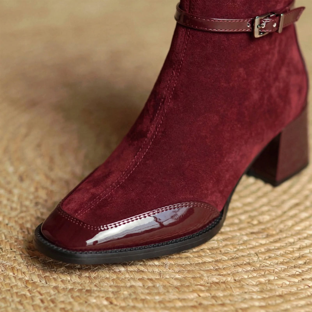 Sloane ankelboots i mocka