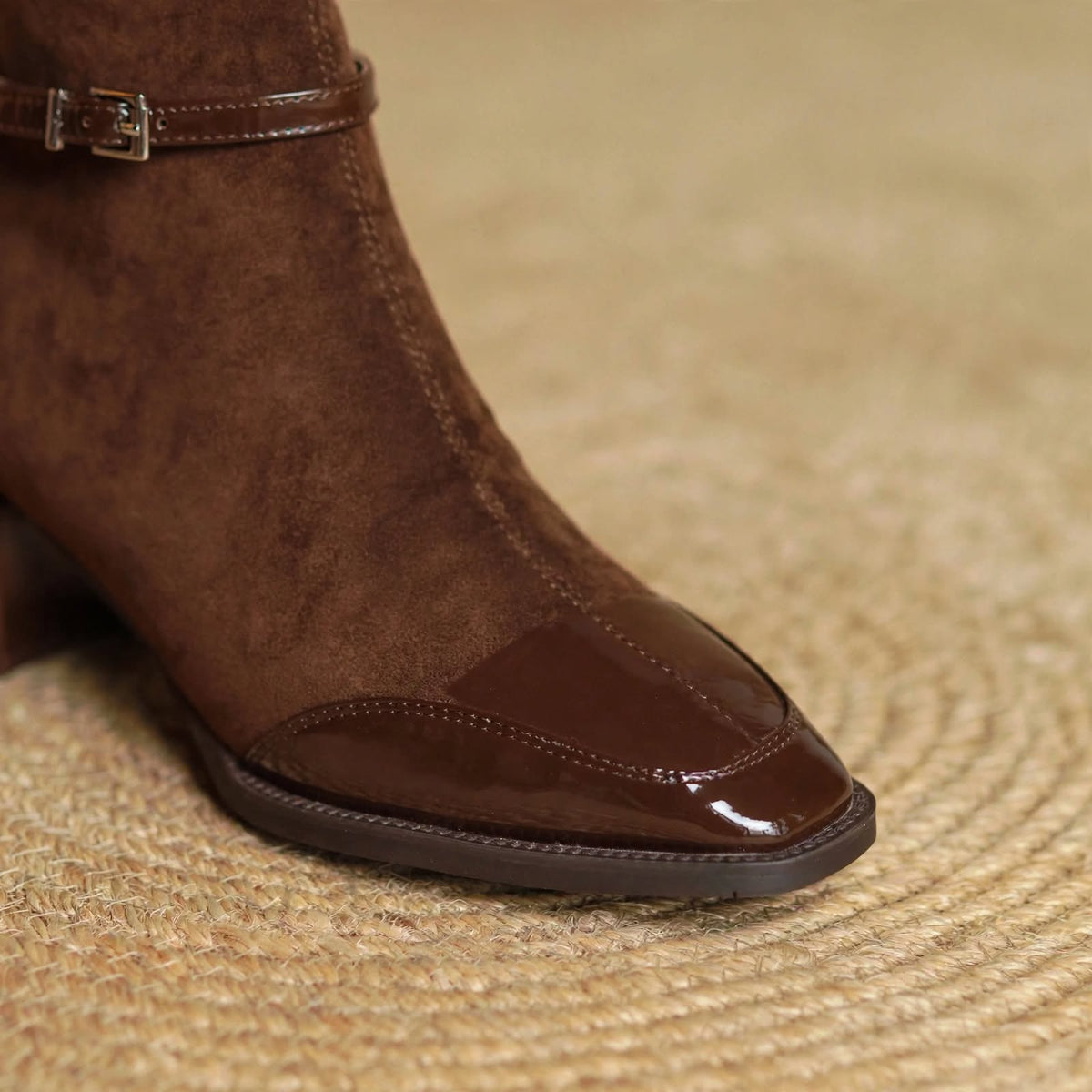 Sloane ankelboots i mocka