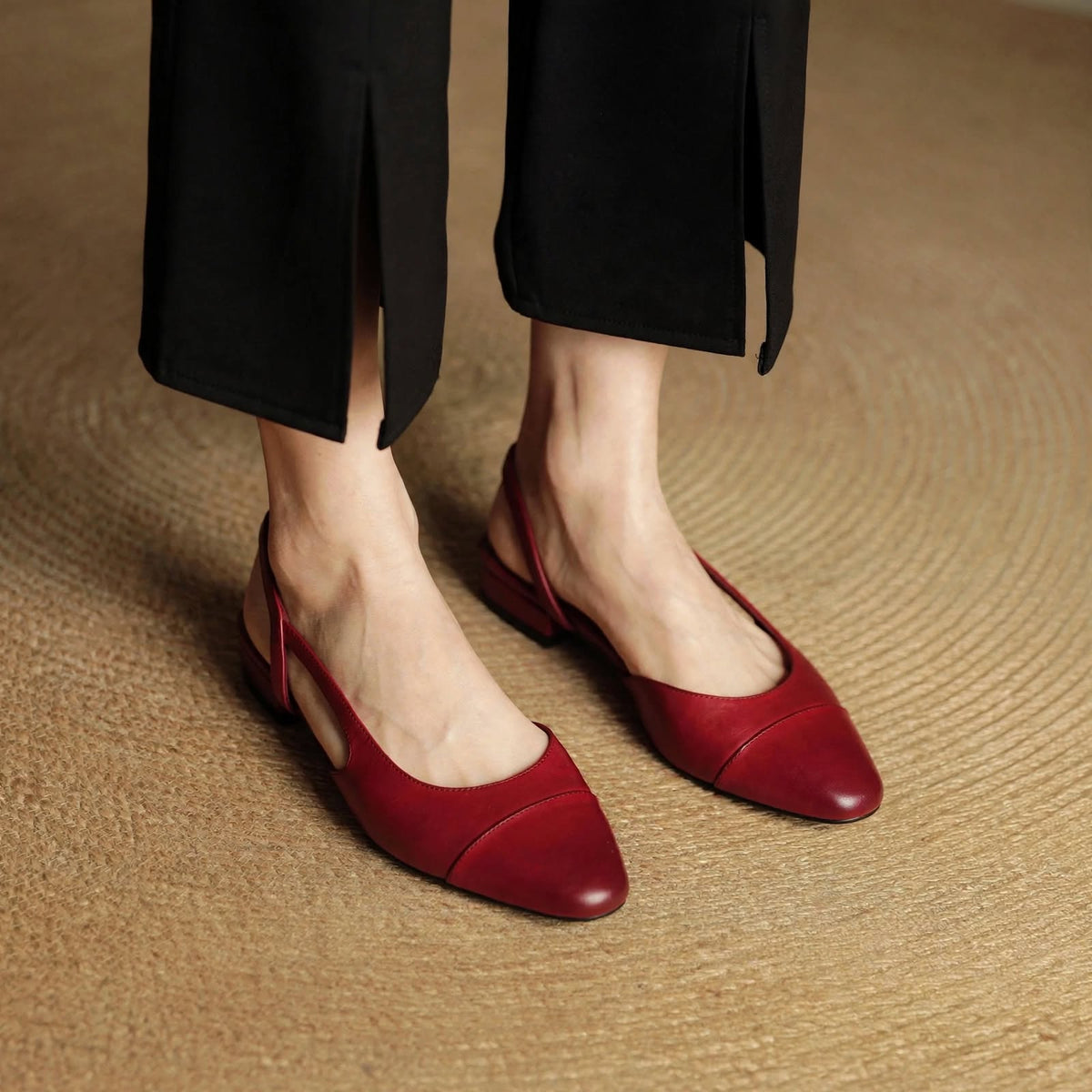 Ada Mules aus echtem Leder