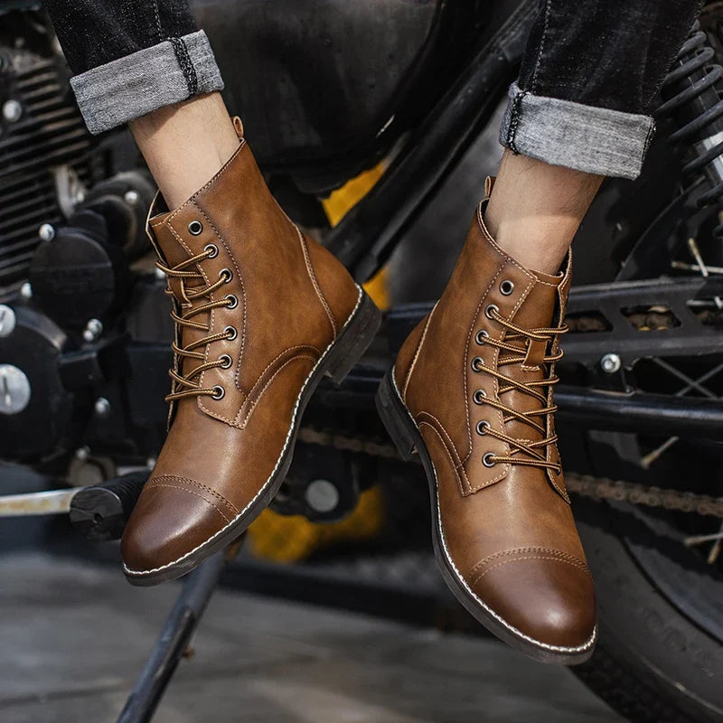 Bottes en cuir Prescott