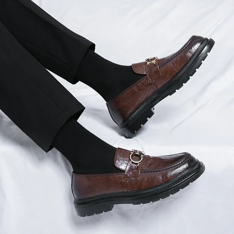 Mocassins Wilbur em pele
