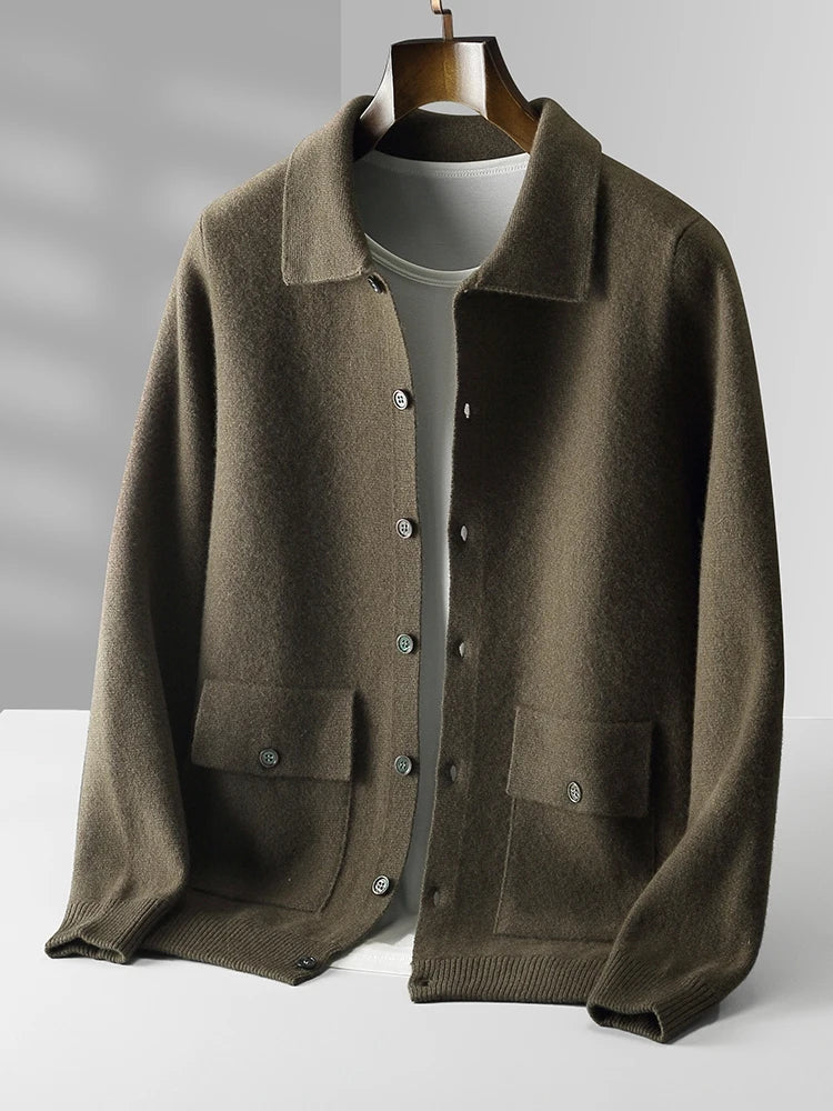 Cardigan in merino australiano