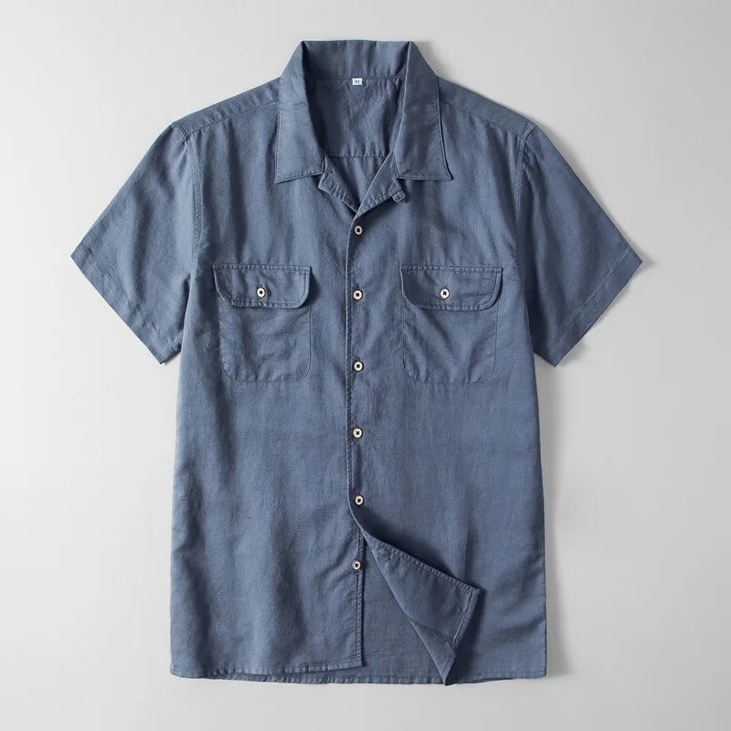 Camicia abbottonata Empire in lino