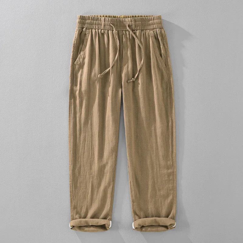 Pantalon en lin Amalfi