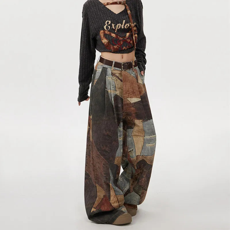 LAVINIA PATCHWORK TROUSERS
