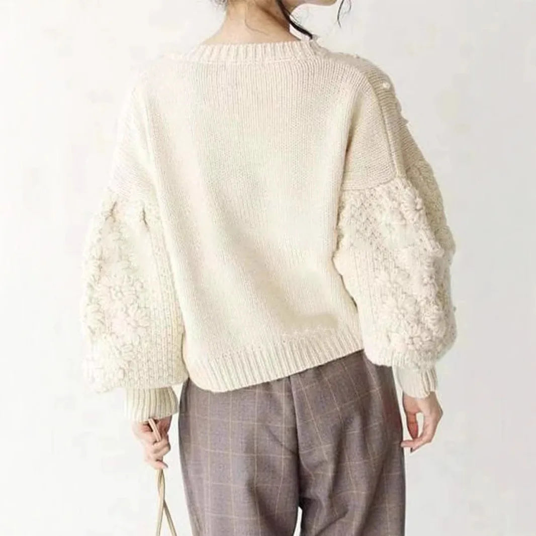 AURELIE FLORAL SWEATER