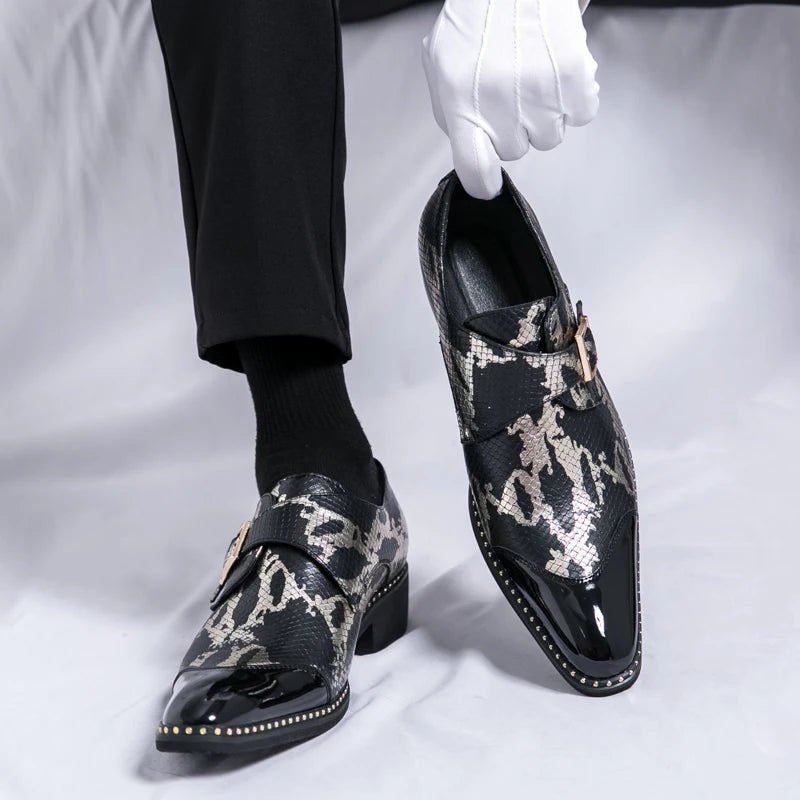 LEANDER MONK-STRAP SHOES