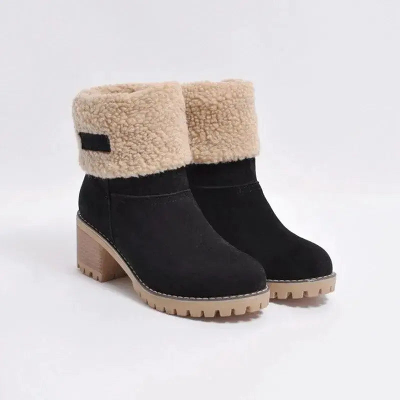 VENZO FLEECE ANKLE BOOTS