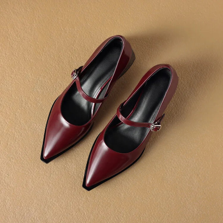 Tacones Allure de cuero genuino