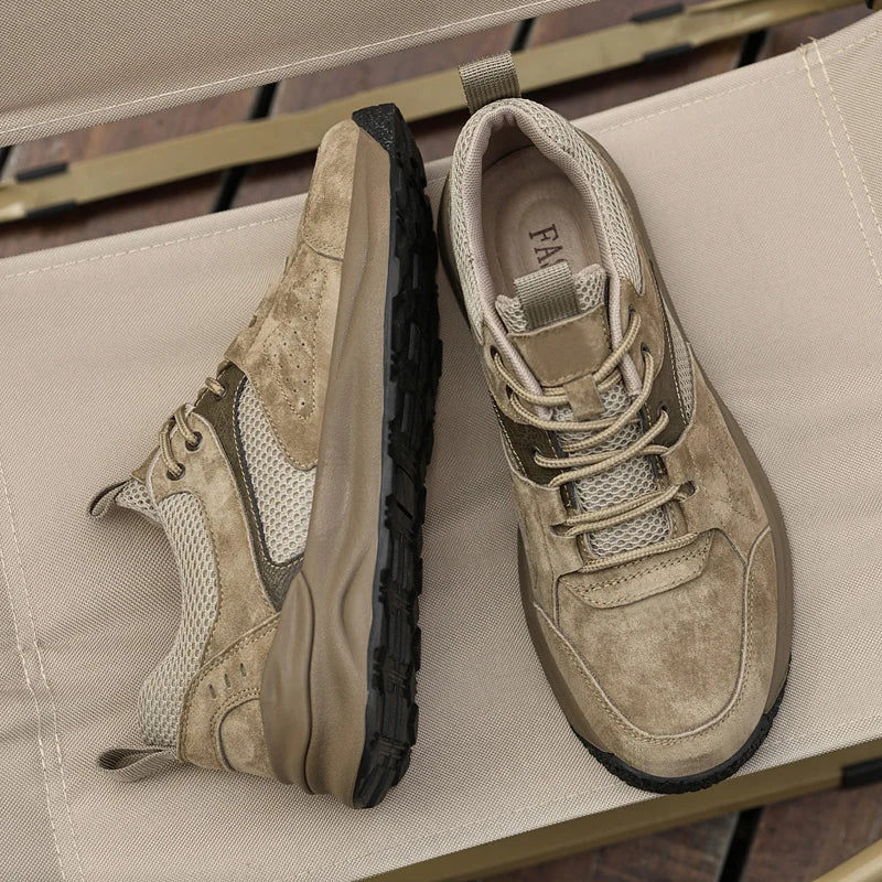 Atlas sneakerskin i ruskind