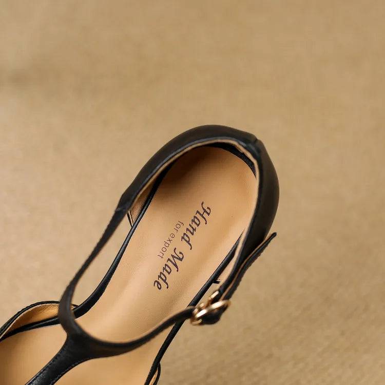 TRIANA GENUINE LEATHER HEELS