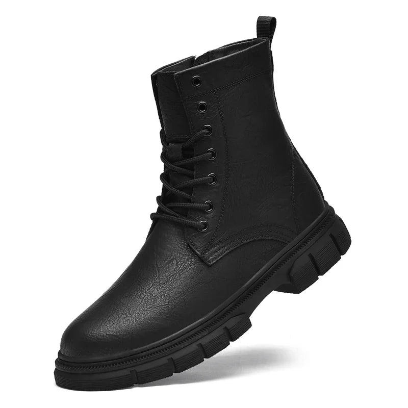 Bottes en cuir véritable