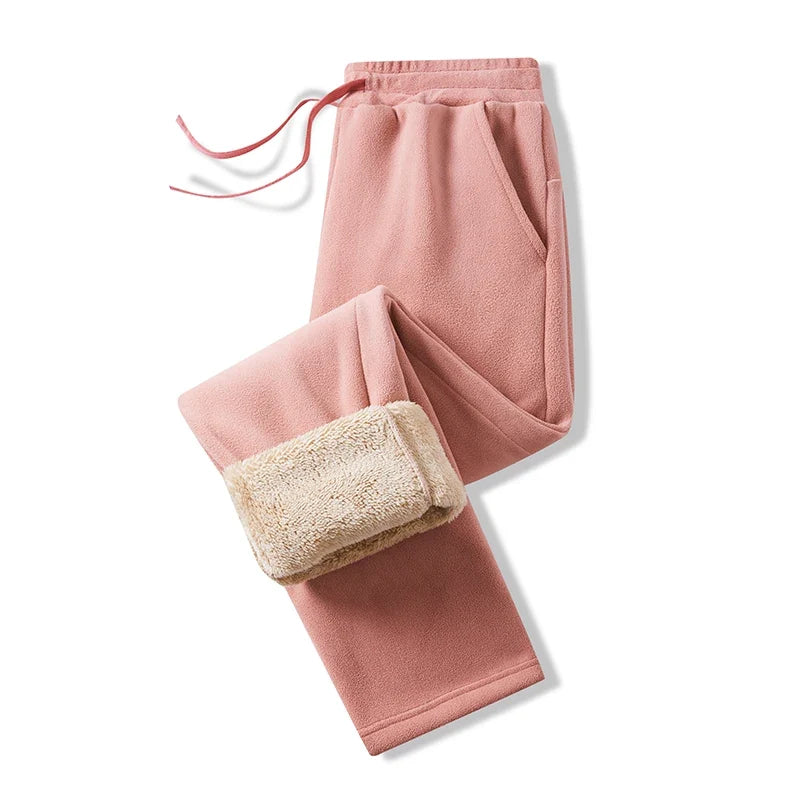 Fleece-joggingbyxor