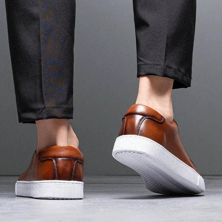 Maver sneakers i ægte læder