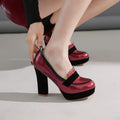 Sienna Loafers med fyrkantig klack
