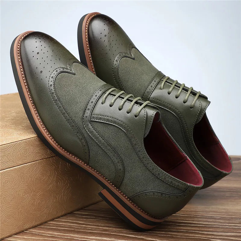 Oxford Larvik in vera pelle