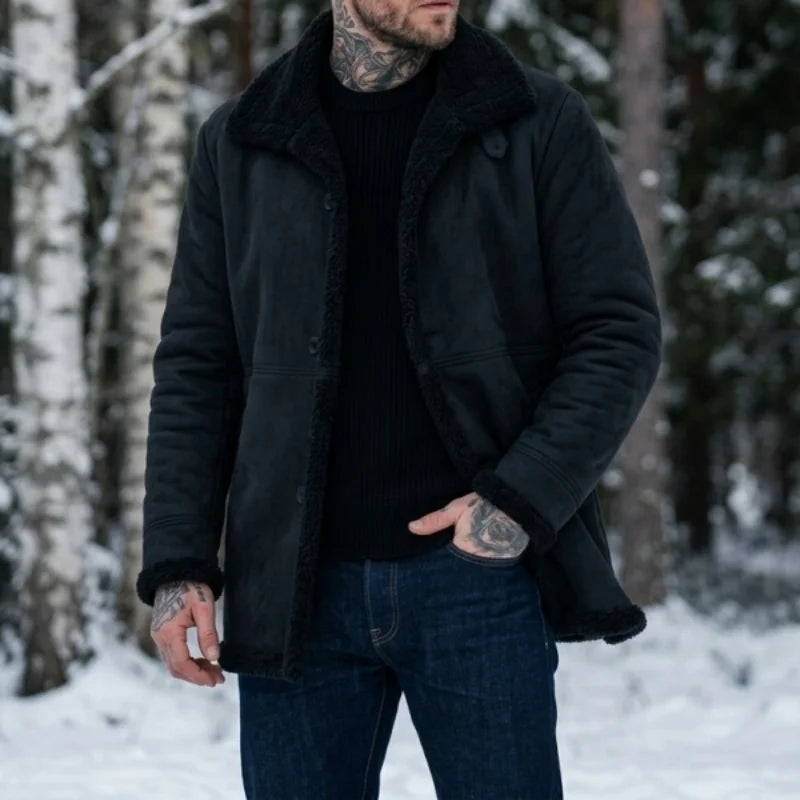 GARRICK FLEECE-TRIM JACKET