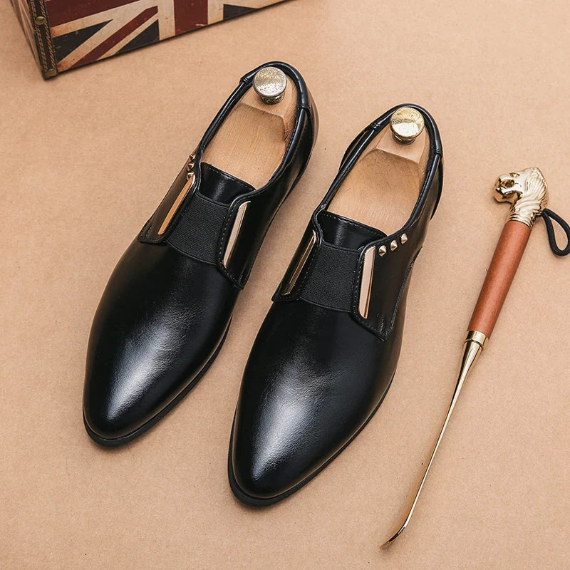 Zapatos de cuero genuino Pedro