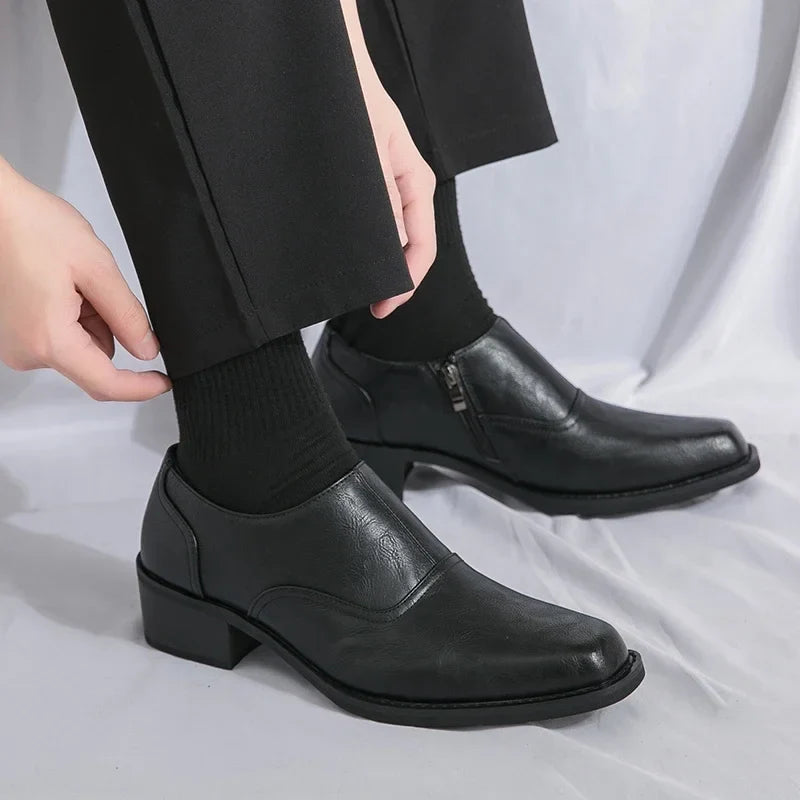 Mocasines Evante de cuero genuino