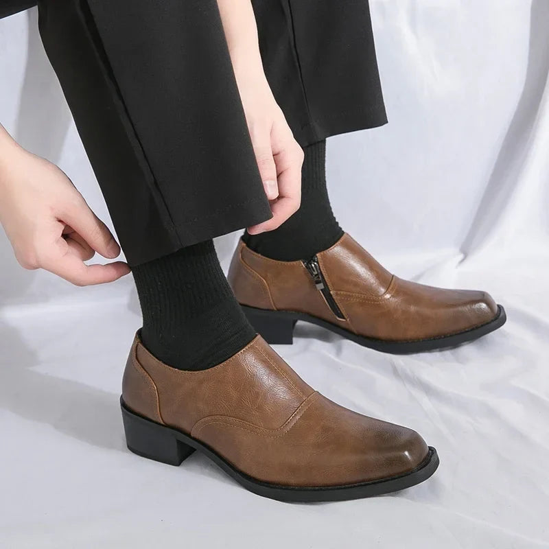 Mocasines Evante de cuero genuino