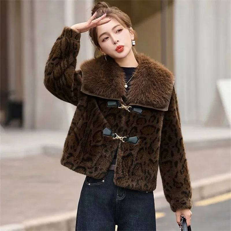 SEVERINE LEOPARD JACKET